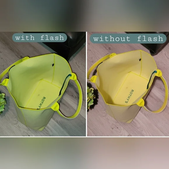 Rothy's The Lightweight Tote, Lemon Lime - Picture 8 of 16